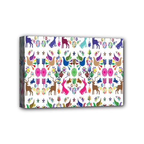 Birds Fish Flowers Floral Star Blue White Sexy Animals Beauty Rainbow Pink Purple Blue Green Orange Mini Canvas 6  X 4  by Mariart