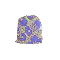 Donuts Pattern Drawstring Pouches (small)  by ValentinaDesign