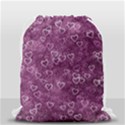 Heart pattern Drawstring Bag (Small) View2