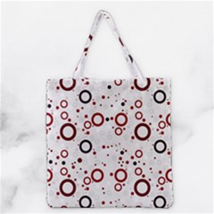 70s Pattern Grocery Tote Bag by ValentinaDesign