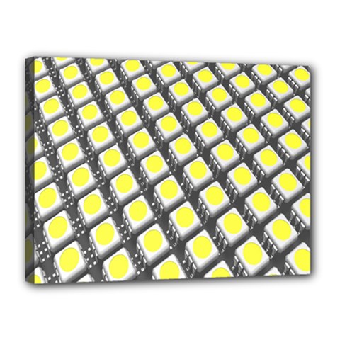 Wafer Size Figure Canvas 16  X 12  by Mariart