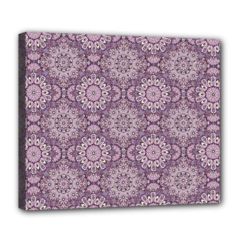 Oriental Pattern Deluxe Canvas 24  X 20   by ValentinaDesign