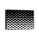 Gradient Circle Round Black Polka Mini Canvas 6  x 4  View1