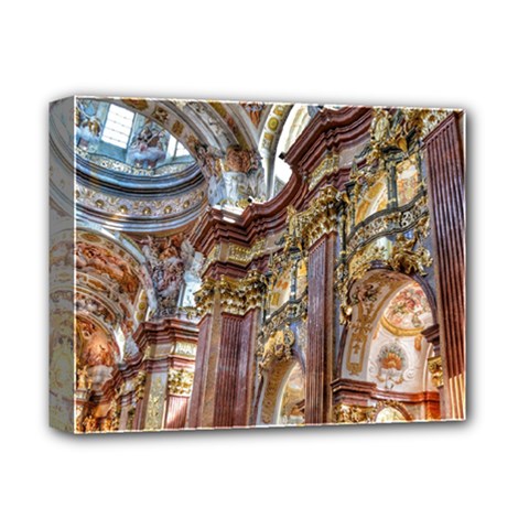 Baroque Church Collegiate Church Deluxe Canvas 14  X 11  by Nexatart
