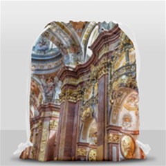 Baroque Church Collegiate Church Drawstring Bag (small) by Nexatart