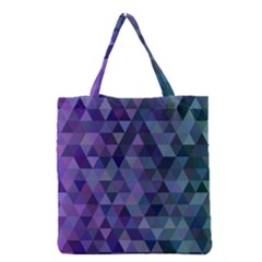Triangle Tile Mosaic Pattern Grocery Tote Bag by Nexatart
