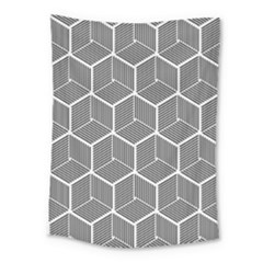 Cube Pattern Cube Seamless Repeat Medium Tapestry by Nexatart