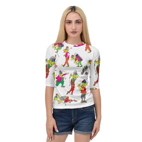 Golfers Athletes Quarter Sleeve Raglan Tee by Nexatart