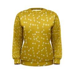 Fish Bones Pattern Women s Sweatshirt by ValentinaDesign