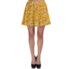 Candy Corn Skater Skirt by Valentinaart