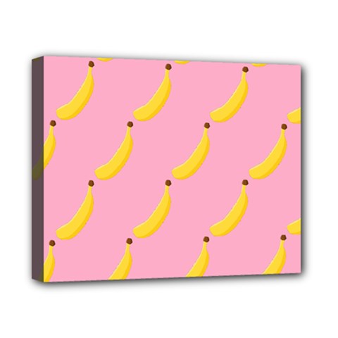 Banana Fruit Yellow Pink Canvas 10  X 8  by Mariart