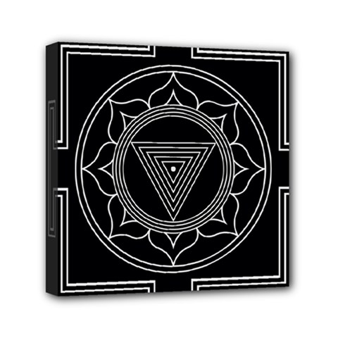 Kali Yantra Inverted Mini Canvas 6  X 6  by Mariart