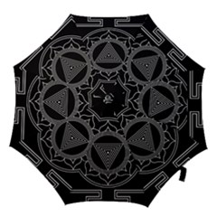 Kali Yantra Inverted Hook Handle Umbrellas (medium) by Mariart