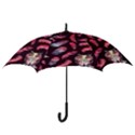 Boho Owl and Feather Pattern Hook Handle Umbrellas (Medium) View3