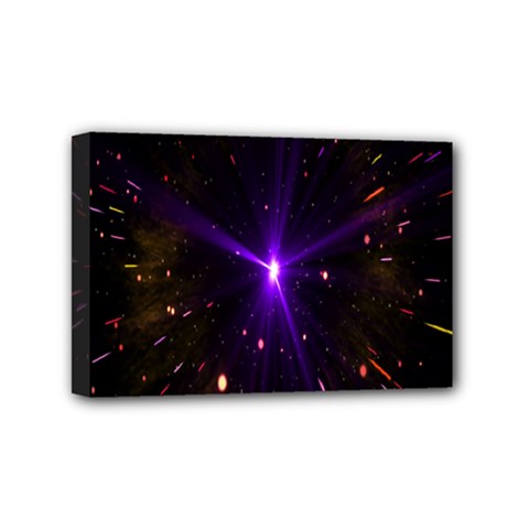 Animation Plasma Ball Going Hot Explode Bigbang Supernova Stars Shining Light Space Universe Zooming Mini Canvas 6  X 4  by Mariart