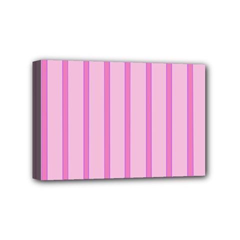 Line Pink Vertical Mini Canvas 6  X 4  by Mariart