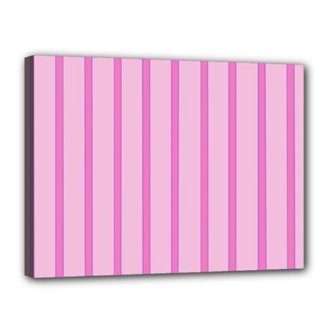 Line Pink Vertical Canvas 16  X 12  by Mariart