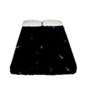 Space Warp Speed Hyperspace Through Starfield Nebula Space Star Line Light Hole Fitted Sheet (Full/ Double Size) View1