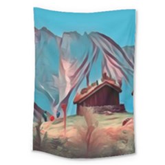 Modern Norway Painting Large Tapestry by NouveauDesign