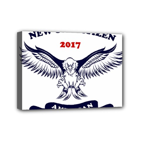 New U S  Citizen Eagle 2017  Mini Canvas 7  X 5  by crcustomgifts