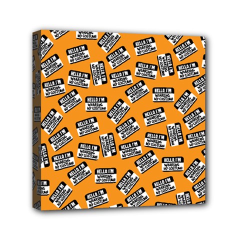 Pattern Halloween  Mini Canvas 6  X 6  by iCreate
