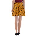 Pattern Halloween Black Spider iCreate A-Line Pocket Skirt View2