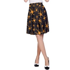 Halloween Spiders A-line Skirt by iCreate