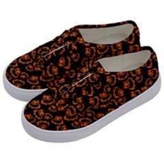 Pattern Halloween Jackolantern Kids  Classic Low Top Sneakers by iCreate
