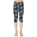 Pattern Halloween Zombies Brains Kids  Capri Leggings  View1