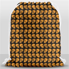 Halloween Color Skull Heads Drawstring Bag (large) by iCreate