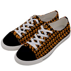 Halloween Color Skull Heads Women s Low Top Canvas Sneakers by iCreate