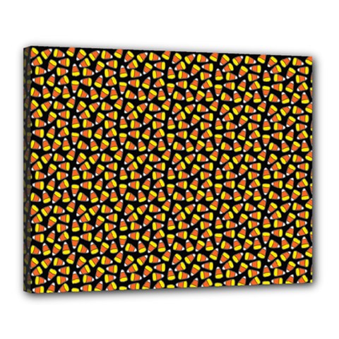 Pattern Halloween Candy Corn   Canvas 20  X 16  by iCreate