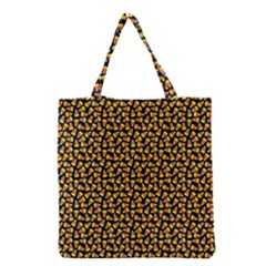 Pattern Halloween Candy Corn   Grocery Tote Bag by iCreate