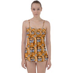 Halloween Thirsty Vampire Signs Babydoll Tankini Set by iCreate