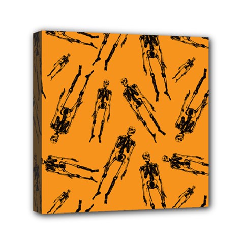 Halloween Skeletons  Mini Canvas 6  X 6  by iCreate