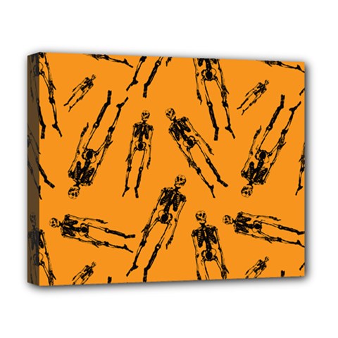 Halloween Skeletons  Deluxe Canvas 20  X 16   by iCreate