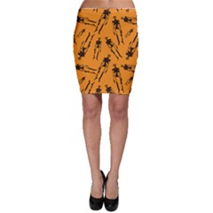 Halloween Skeletons  Bodycon Skirt by iCreate