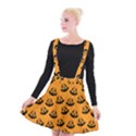 Halloween Jackolantern Pumpkins iCreate Suspender Skater Skirt View1