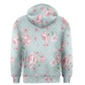 Shabby chic,pink,roses,polka dots Men s Zipper Hoodie View2