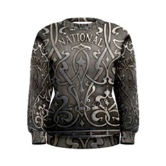 Art Nouveau Silver Women s Sweatshirt by NouveauDesign