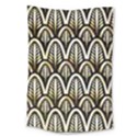 art deco gold black shell pattern Large Tapestry View1