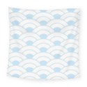 blue,white,shell,pattern Square Tapestry (Large) View1