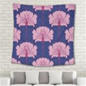beautiful art nouvea floral pattern Square Tapestry (Large) View2
