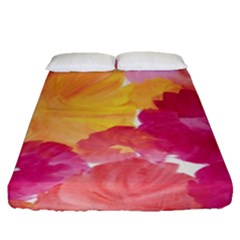 No 136 Fitted Sheet (queen Size) by AdisaArtDesign