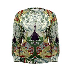 Art Nouveau Peacock Women s Sweatshirt by NouveauDesign