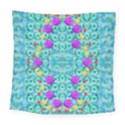 Season For Roses And Polka Dots Square Tapestry (Large) View1