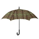 Zig Zag Multicolored Ethnic Pattern Hook Handle Umbrellas (Medium) View3