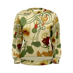 Floral Art Nouveau Women s Sweatshirt by NouveauDesign