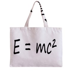 E=mc2 Gravity Formula Physics Zipper Mini Tote Bag by picsaspassion