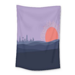 Wedding Lavender Moon Romantic Natural Small Tapestry by Mariart